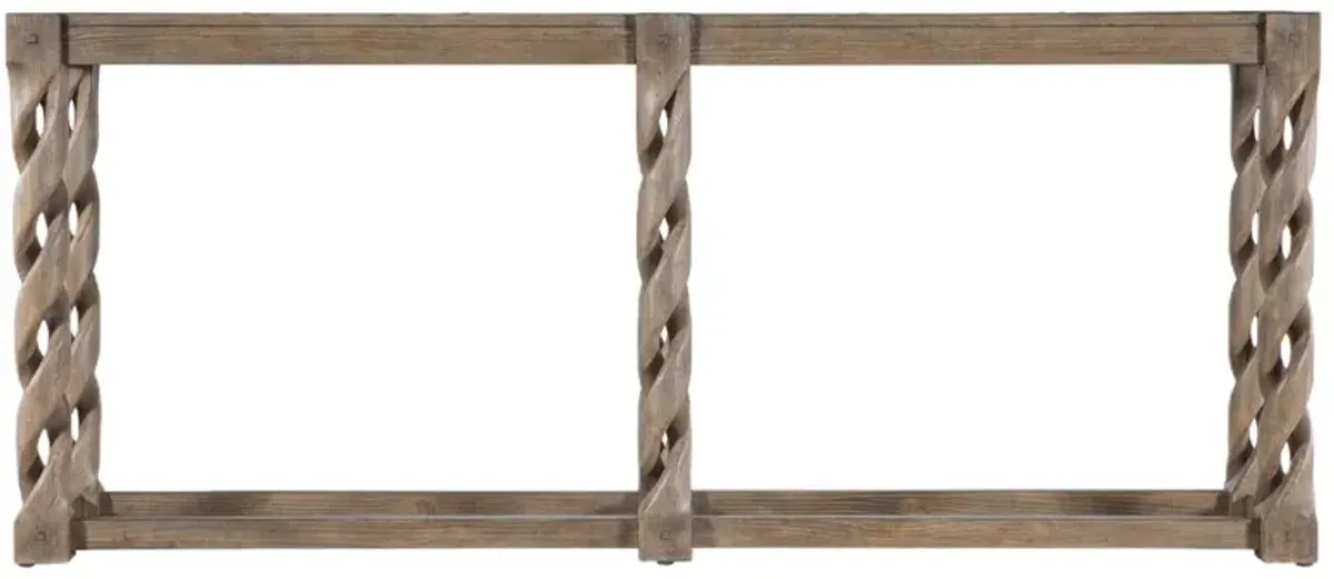 Jack O'bein Long Twisted Console, Brown