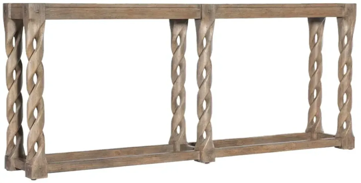 Jack O'bein Long Twisted Console, Brown