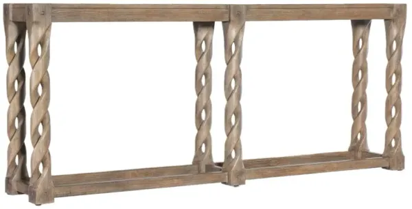 Jack O'bein Long Twisted Console, Brown