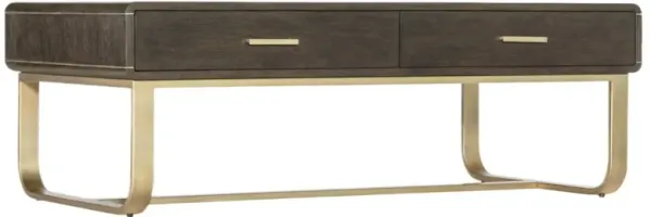 Commerce & Market Metropolitan 2-Drawer Cocktail Table, Brown