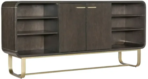 Commerce & Market Metropolitan Credenza, Brown/Gold