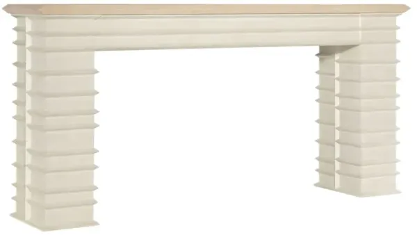 Commerce and Market Melrose Console Table, Ivory