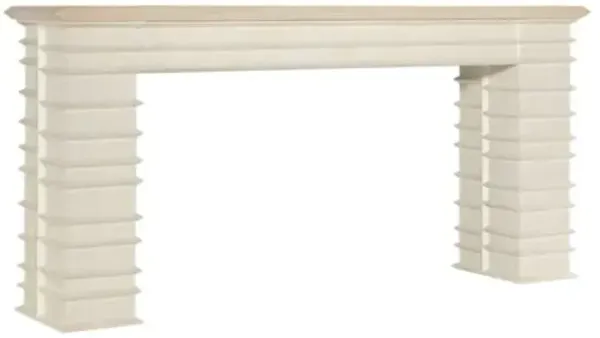 Commerce and Market Melrose Console Table - Ivory - Hooker Furniture - White