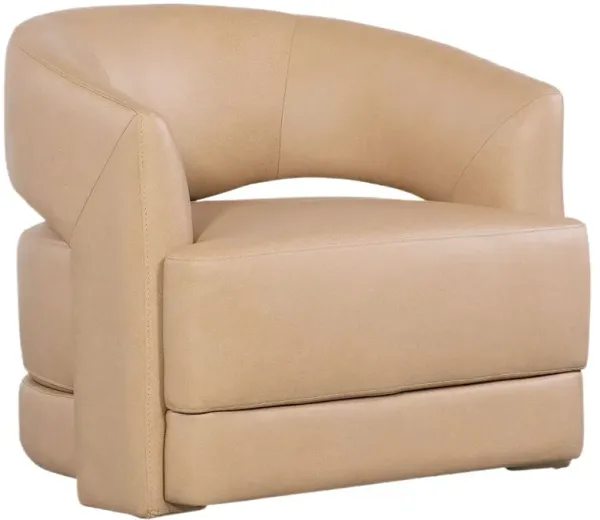 Keys Leather Swivel Chair