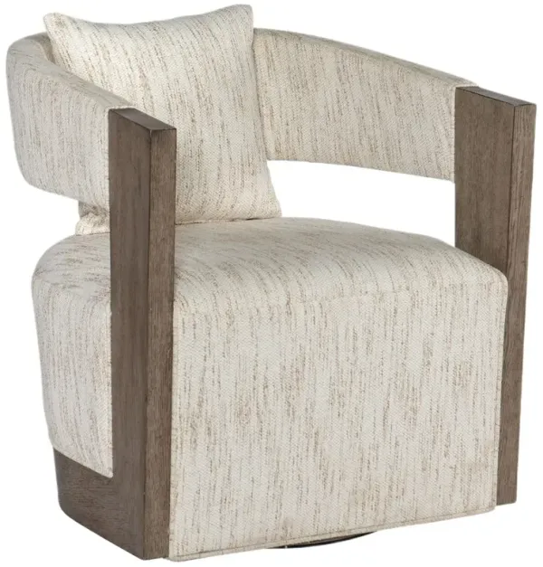 Calloway Peak Swivel Chair, Beige