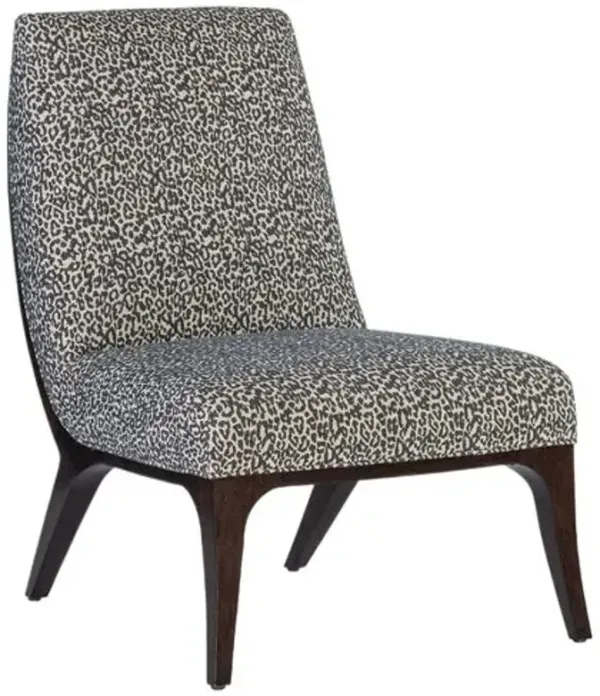 Bella Upholstered Slipper Chair - Hooker Furniture - Black