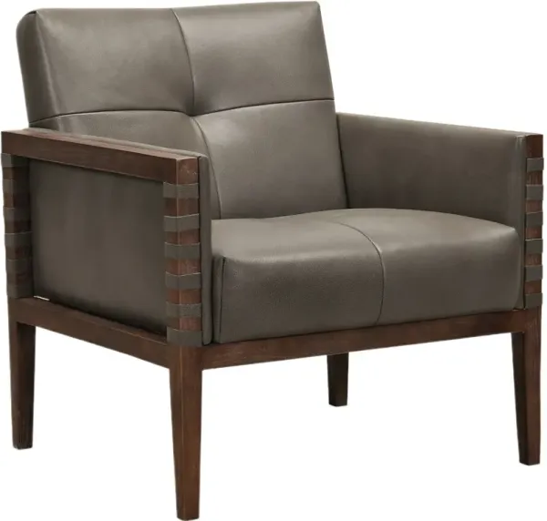 Carverdale Leather Club Chair