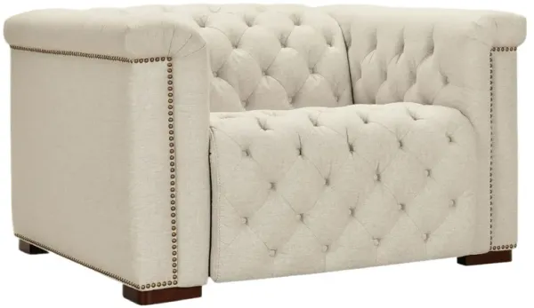 Savion Deux Leather Power Recliner - Hooker Furniture - Beige