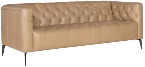 Nicolla Leather Stationary Sofa - Hooker Furniture