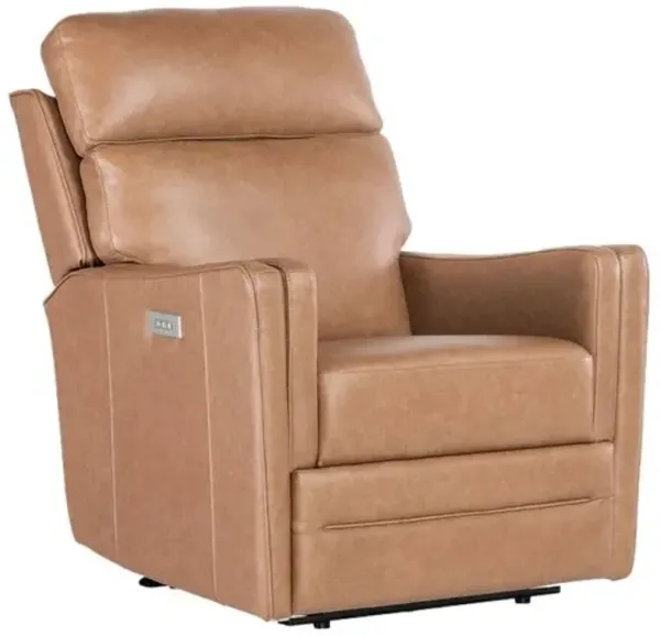 Twain Leather Zero Gravity Power Recliner with USB - Hooker Furniture - Brown