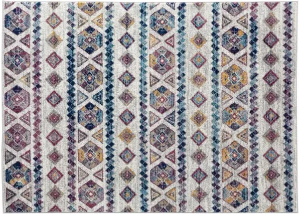 Tijera Geometric Rug, Gray