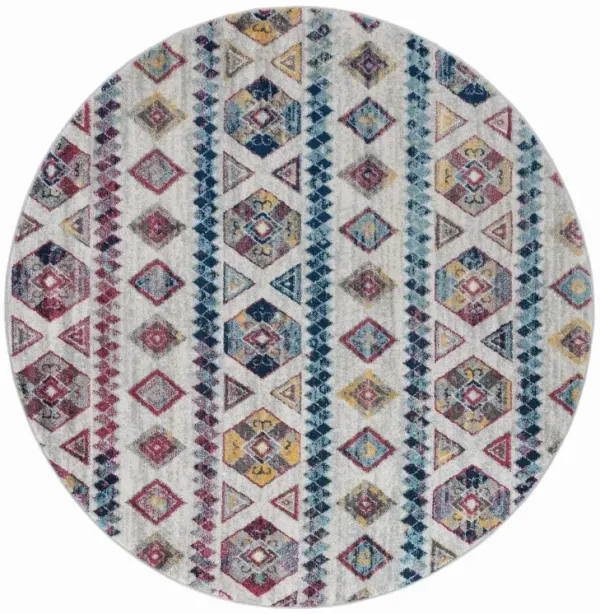 Tijera Geometric Rug, Gray