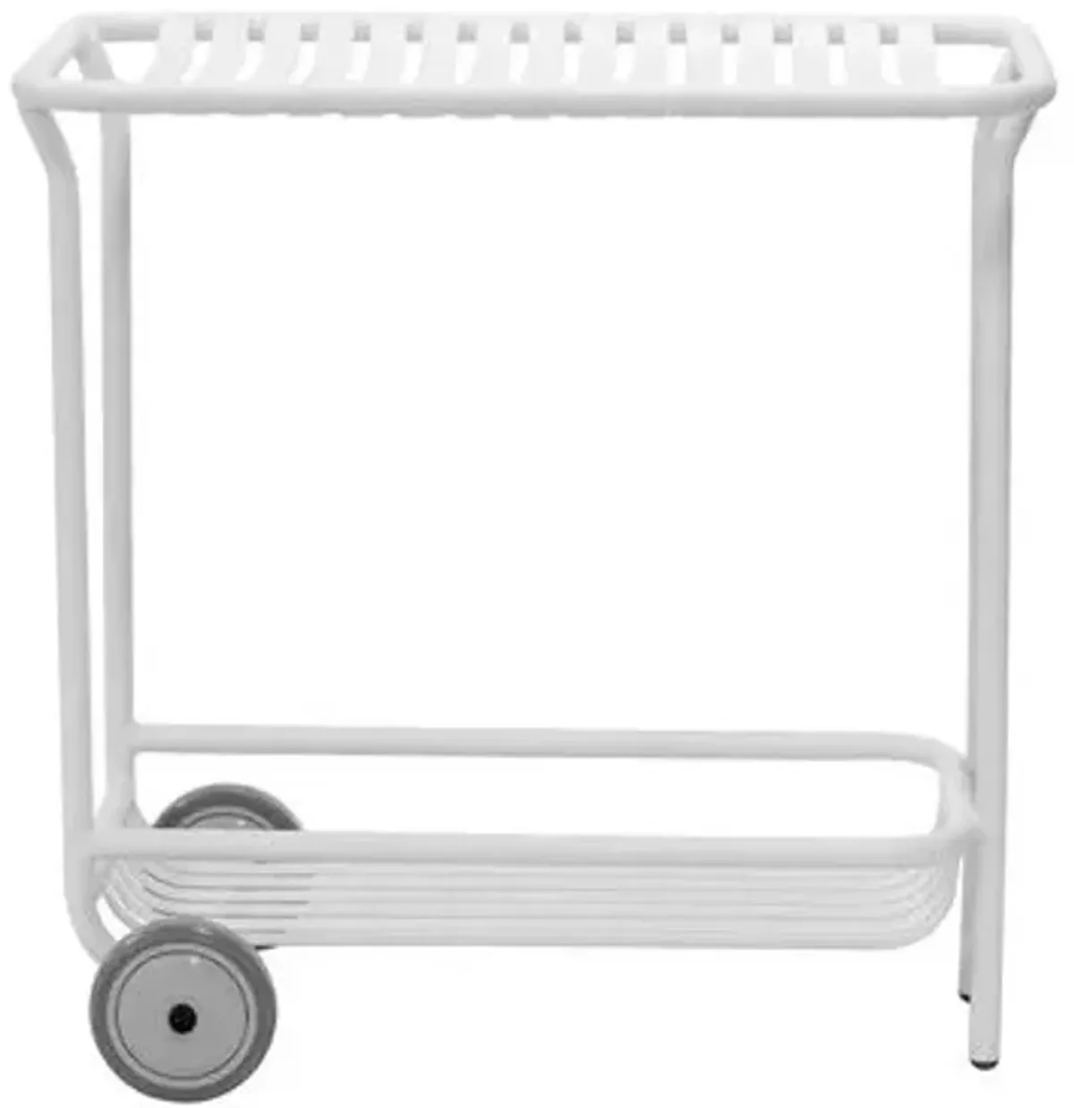 Arboria 32" Outdoor Bar Cart - White