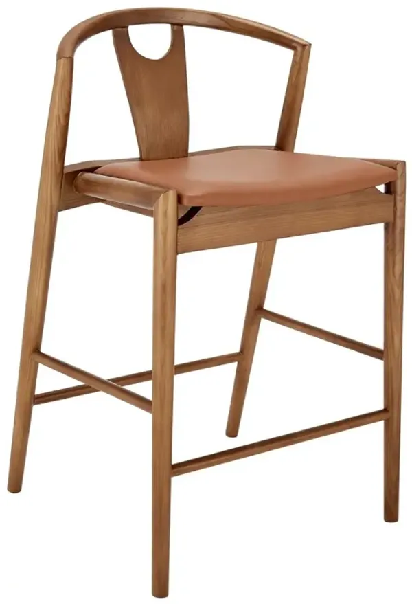 Ashbend Leather Counter Stool