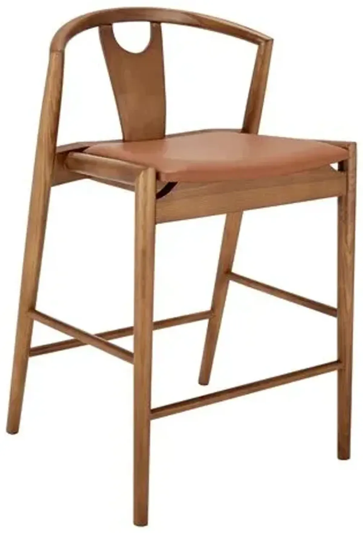 Ashbend Leather Counter Stool