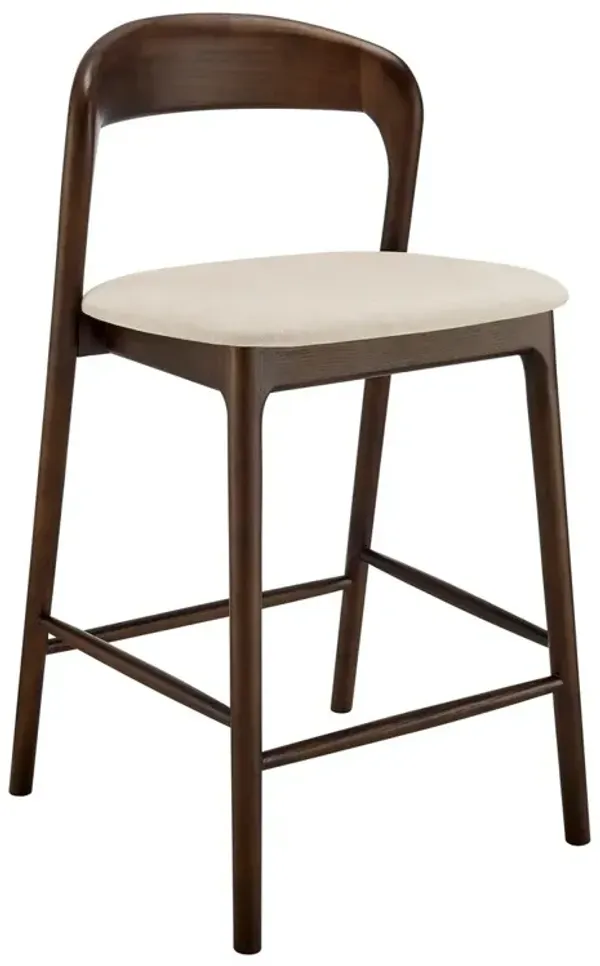 Bentwood Linen Counter Stool