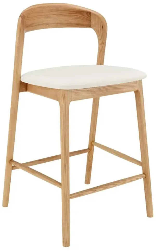 Bentwood Linen Counter Stool