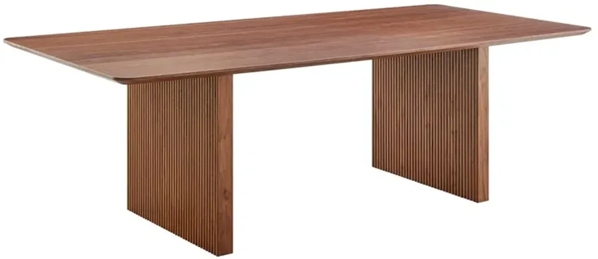 Duke 95" Rectanglular Dining Table, Walnut