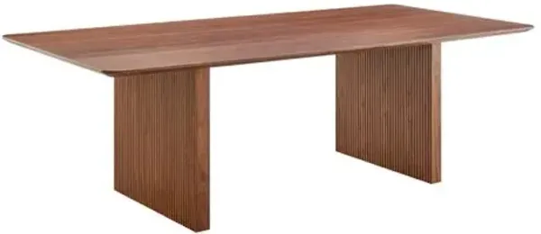 Duke 95" Rectanglular Dining Table - Walnut