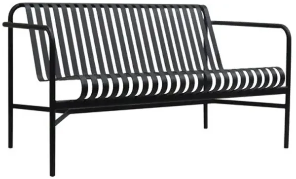 Arboria Outdoor Loveseat - Black