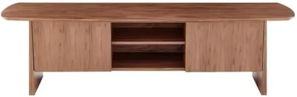 Camden 71" Media Stand - Walnut - Brown