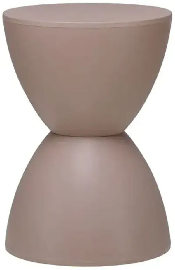 Cirrus Indoor/Outdoor Stool - Brown