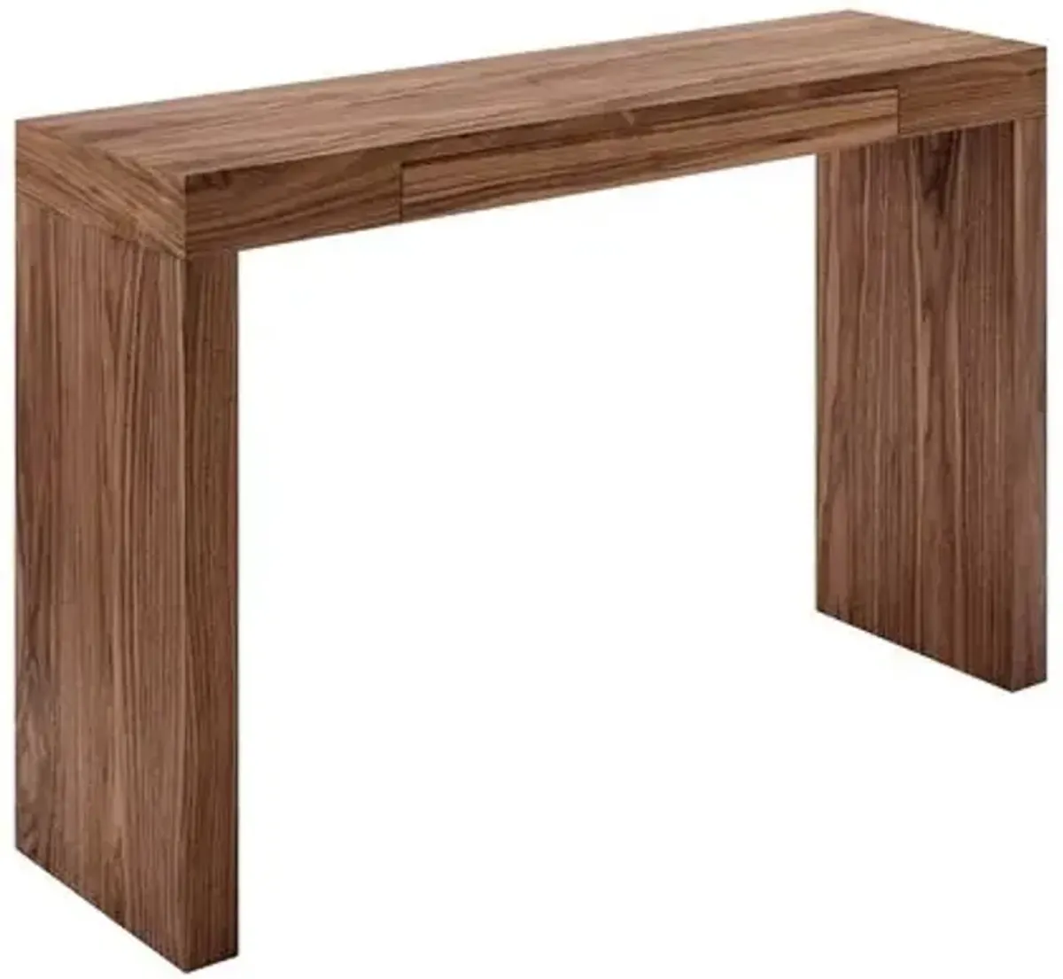 Duke 1-Drawer Console Table/Desk - Brown