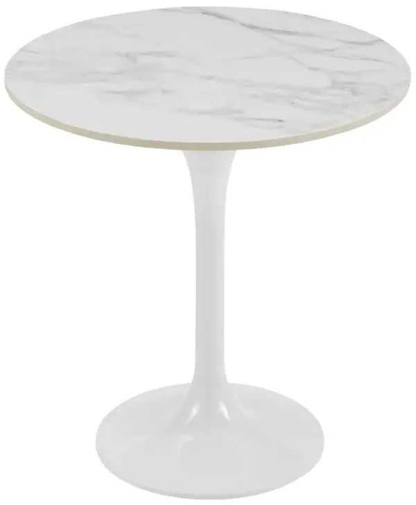 Marbelle 20" Round Tulip Side Table