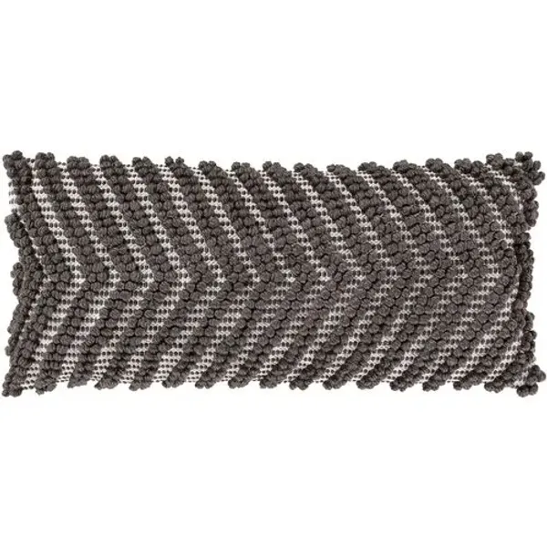 Aldoria Arrow 14"x32" Lumbar Pillow - Charcoal