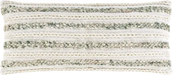 Lythara Braided 14"x32" Lumbar Pillow II, Beige