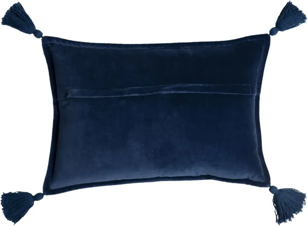 Toren Cotton Velvet 13"x19" Lumbar Pillow