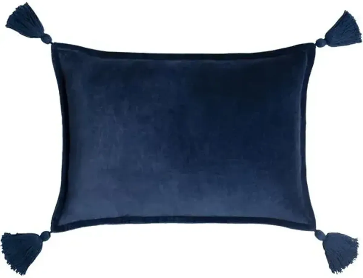 Toren Cotton Velvet 13"x19" Lumbar Pillow