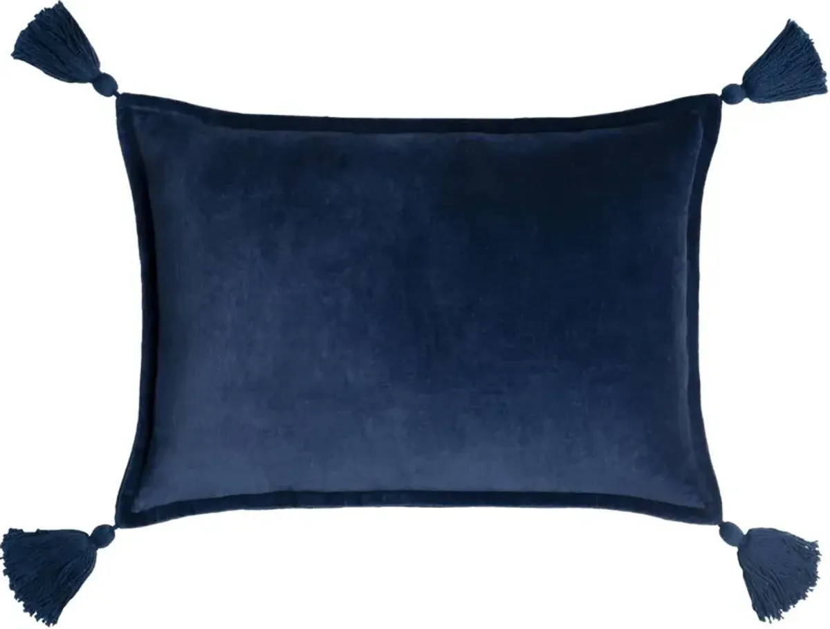 Toren Cotton Velvet 13"x19" Lumbar Pillow