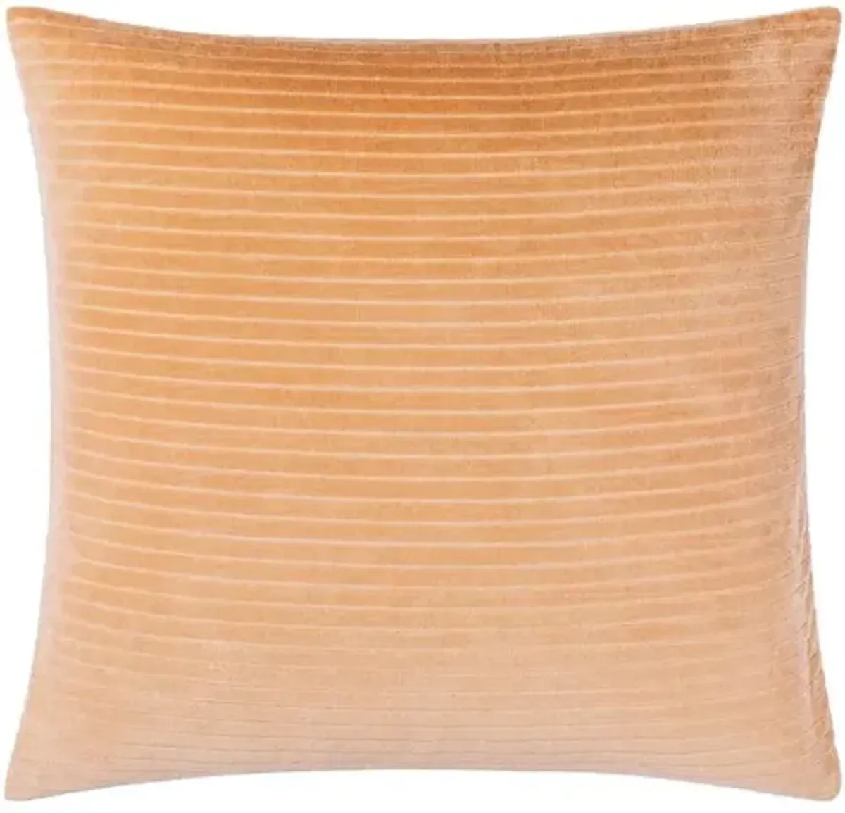 Edric Cotton Velvet Stripes Accent Pillow