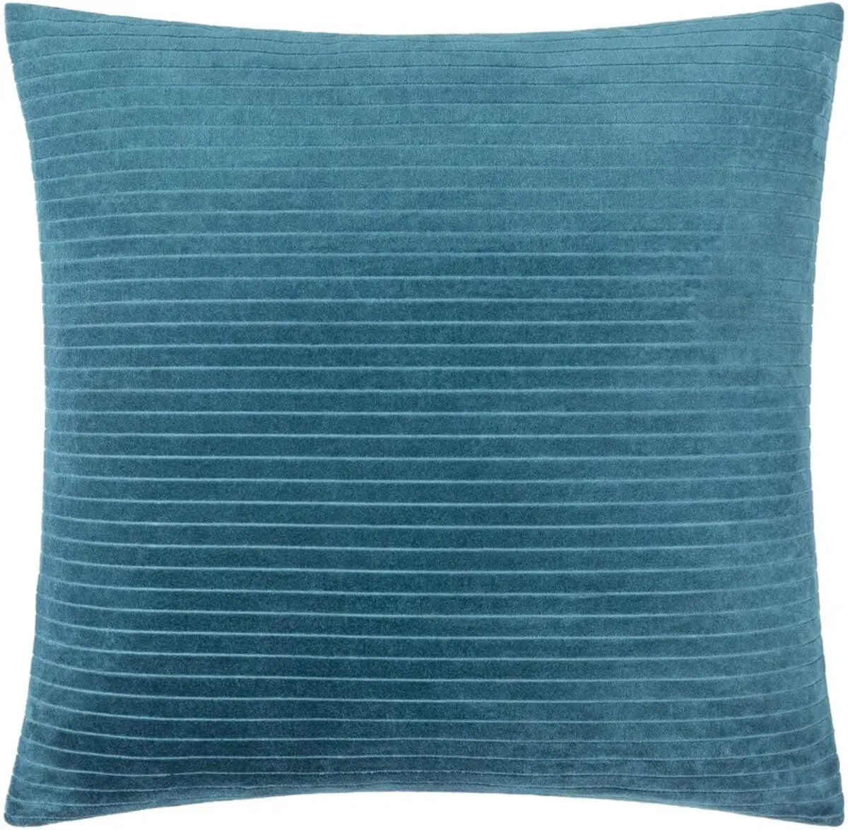 Edric Cotton Velvet Stripes Accent Pillow