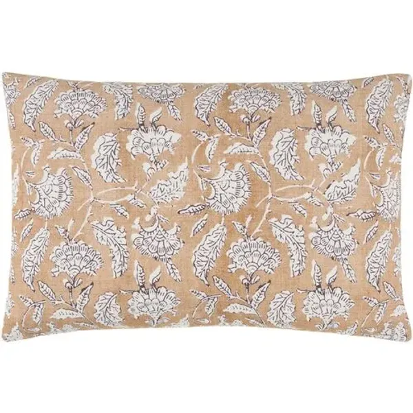 Serynna Floral Accent 14"x22"Lumbar Pillow