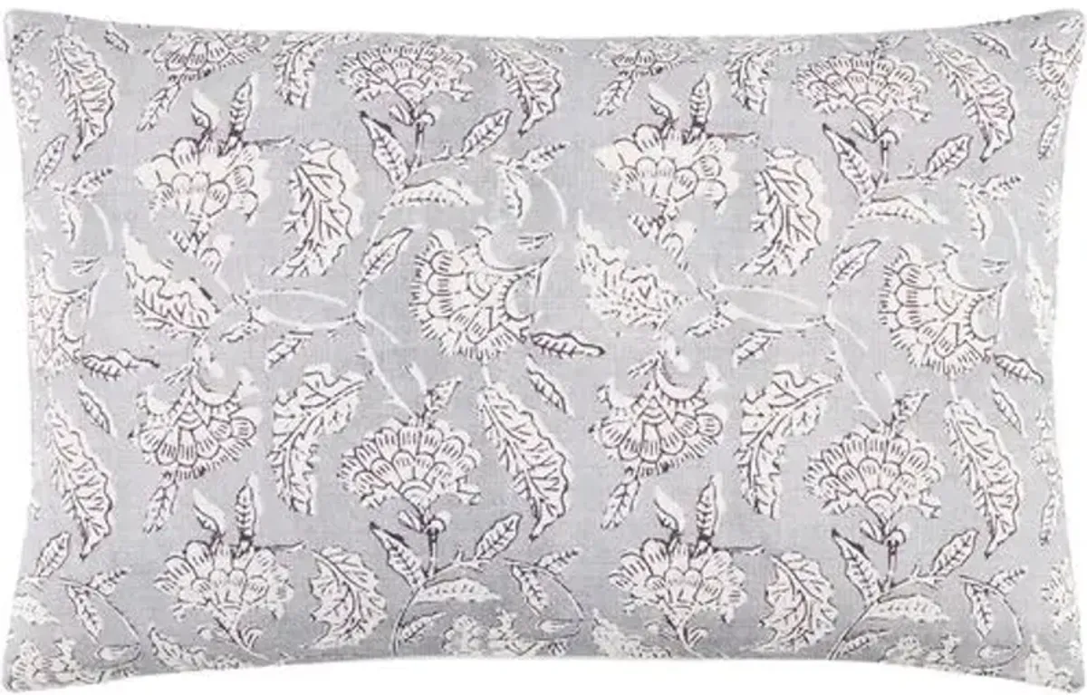 Serynna Floral Accent 14"x22"Lumbar Pillow