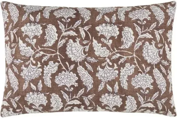 Serynna Floral Accent 14"x22"Lumbar Pillow