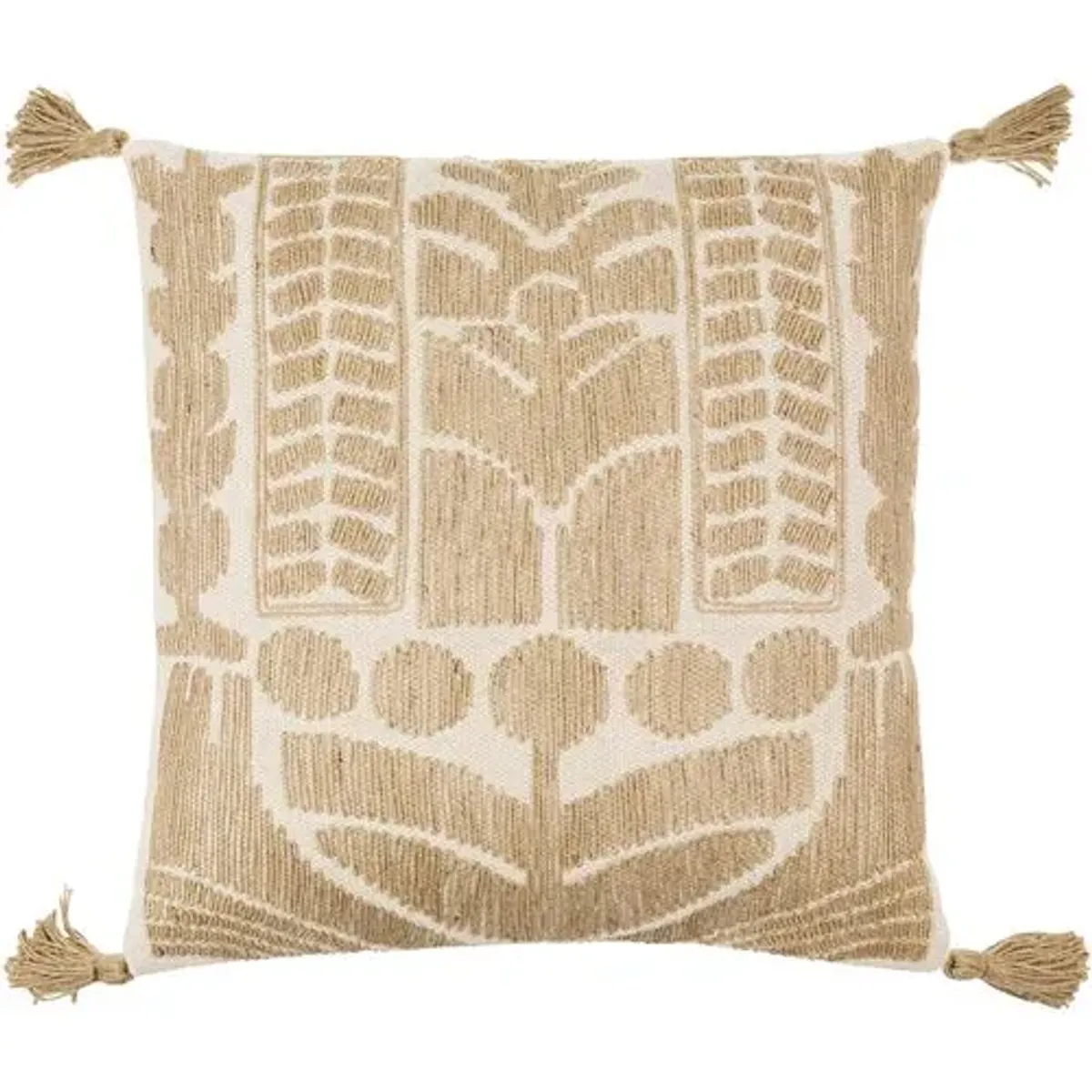 Elarian Patterned Accent Pillow w/Tassels
