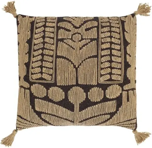 Elarian Patterned Accent Pillow w/Tassels
