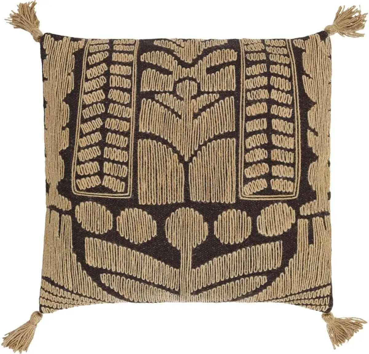 Elarian Patterned Accent Pillow w/Tassels