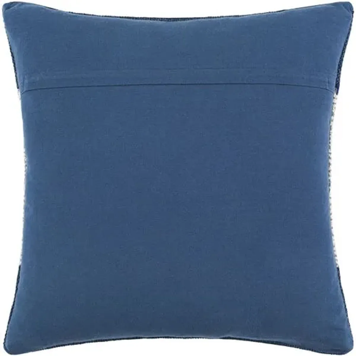 Roanna Patchwork Accent Pillow - Cream/Blue