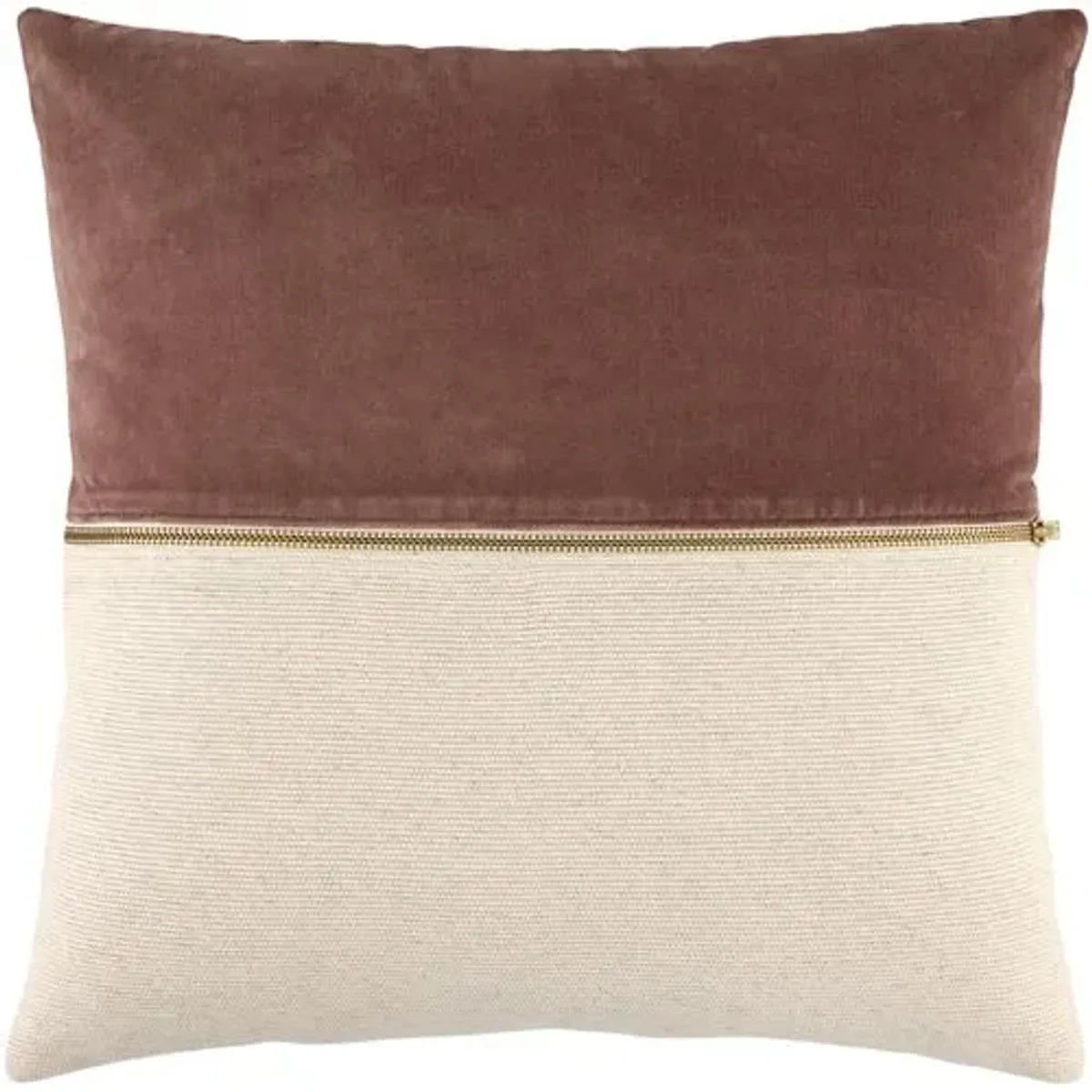 Waylon Cotton Zipper Accent Pillow