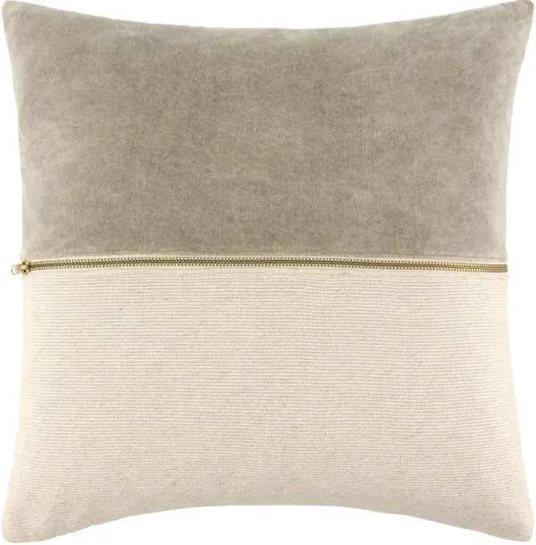 Waylon Cotton Zipper Accent Pillow