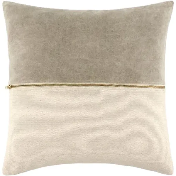 Waylon Cotton Zipper Accent Pillow