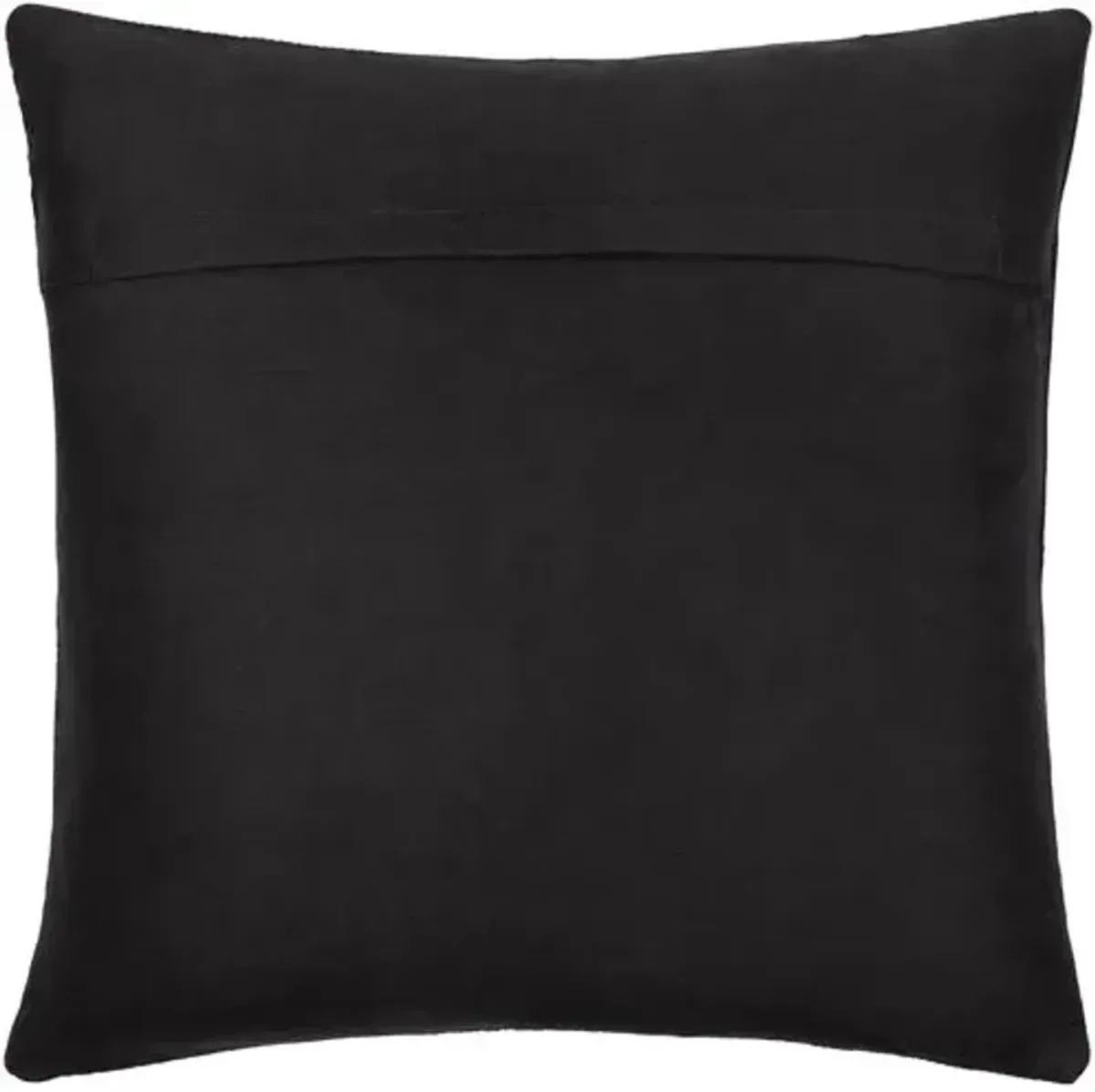 Elvaris 20"x20" Leather Accent Pillow