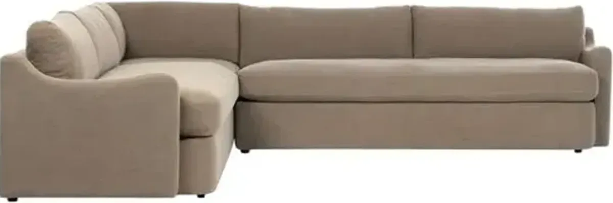 Aurelia 3-Piece Linen Sectional - Amber Lewis x Four Hands - Beige