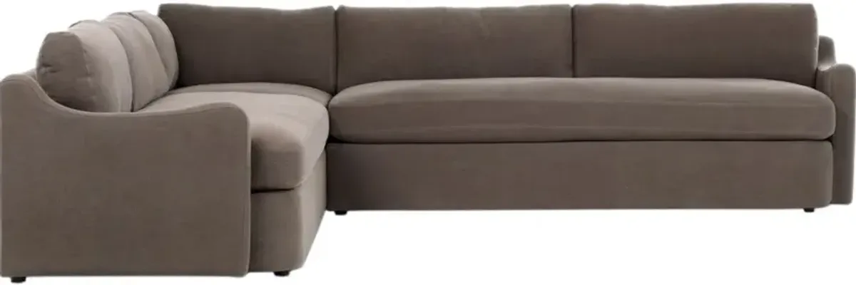 Aurelia 3-Piece Linen Sectional