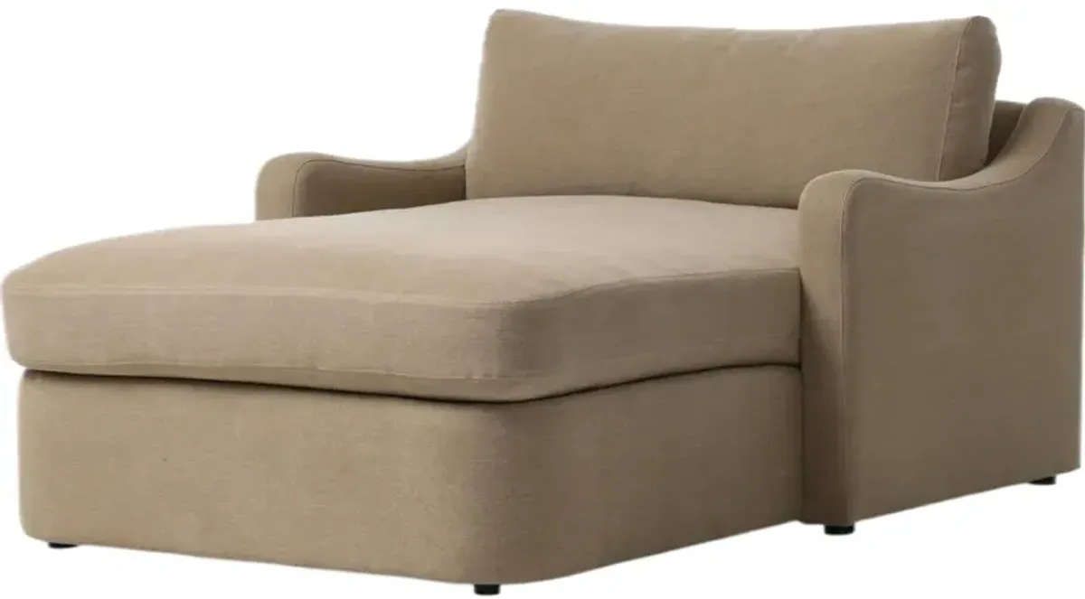 Aurelia Linen Chaise Lounge