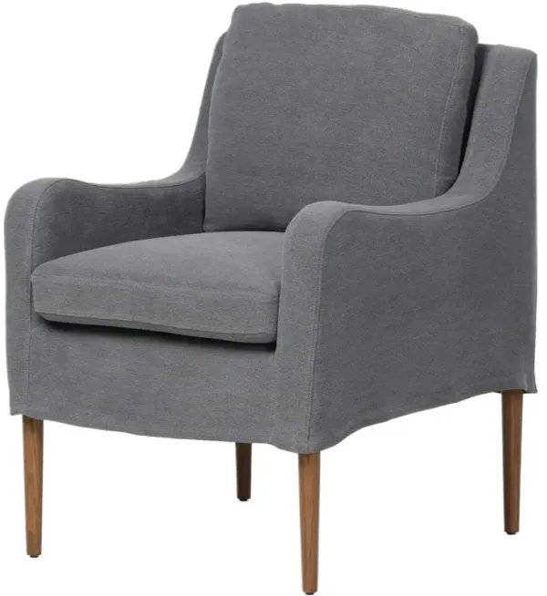 Aurelia Linen Slipcover Dining Chair